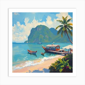 Thailand Beach Art Print