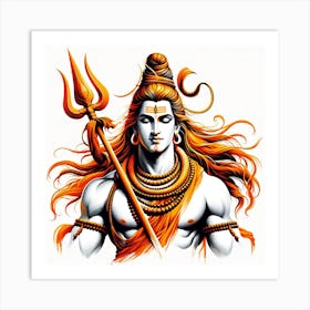 Lord Shiva 22 Art Print