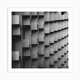 Building With Cubes Art Print