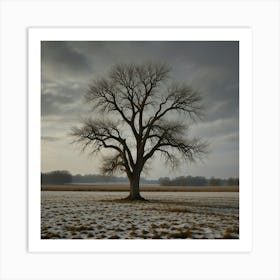 Bare Tree Art Print