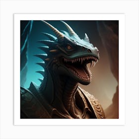 Dragon Head 1 Art Print