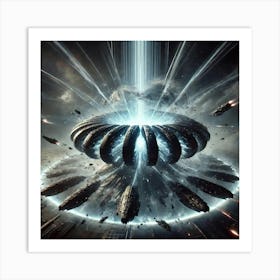 A Massive Futuristic Weapon, The Nexus Obliterator Art Print