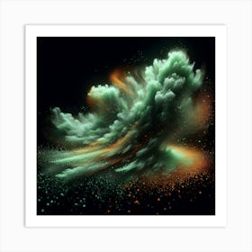 Abstract Explosion Art Print