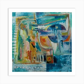 Living Room Art, Bathed In Mediterranean Light Art Print