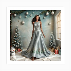 Christmas Portrait Art Print