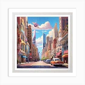 Cityscape Print Art Print