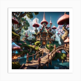 Fairytale Castle Art Print