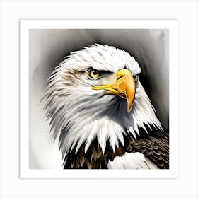 Stately Eagle 1 Art Print