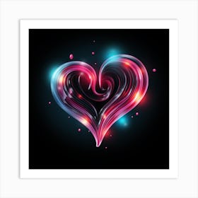 Love Neon (8) Art Print