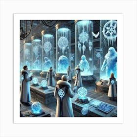 Elemental Scholars Cryogenic Technologies Art Print