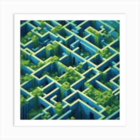 Maze 14 Art Print