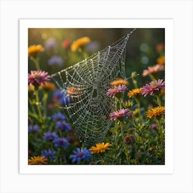 Spider Web 7 Art Print