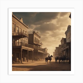 Wild West Art Print