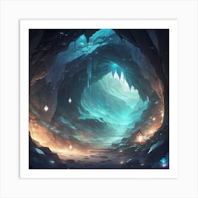 Crystal Enclave Art Print