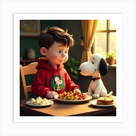 Peanuts And Peanut Butter 1 Art Print