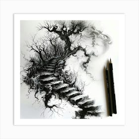 Stairway To Hell 5 Art Print