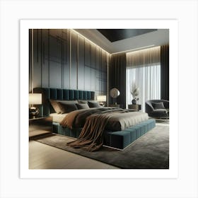 Master Bedroom Design Ideas Art Print