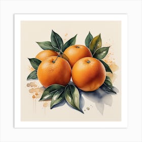 Oranges Art Print