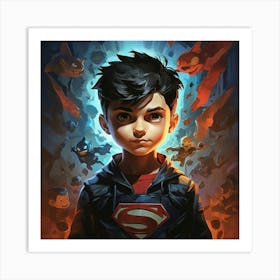 Super Shadows Boy Of Tomorrow Art Print 1 Art Print