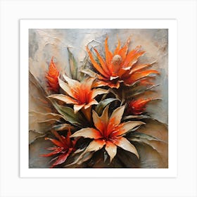 Tropical flower 2 Art Print