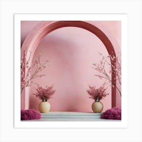 Pink Archway 9 Art Print