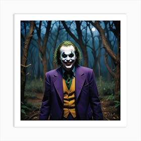 Joker In The Woods 10 Art Print