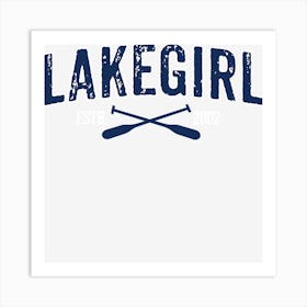 Lakegirl Art Print