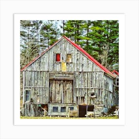 Rustic Old Barn Art Print