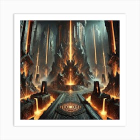 Tectonic Throne Room Art Print