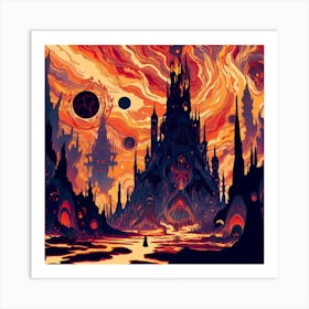 Fire And Fantasy Art Print