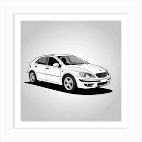 Car Illustration Art Print