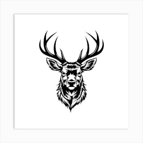 Deer Head.3 Art Print