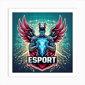 Esport Logo 1 Art Print