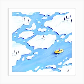 Ice Floes Art Print