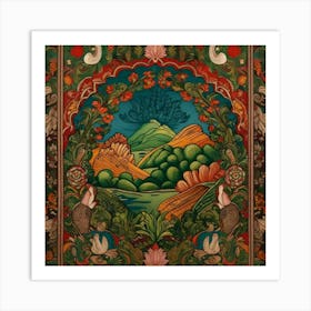 Tibetan Painting Art Print