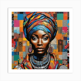 African Woman 13 Art Print