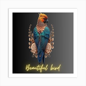 Beautiful Parrot Art Print