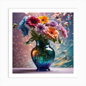 Flowers In A Vase 89 Art Print