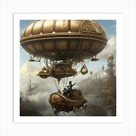 Steampunk Art print 1 Art Print