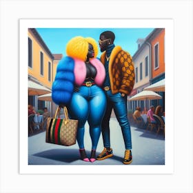 Gucci Couple 2 Art Print