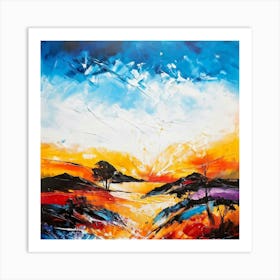 Abstract Landscape 2 Art Print