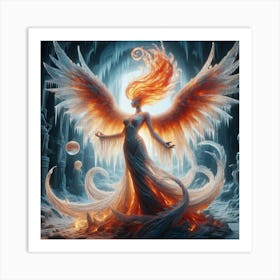 Fire Angel Art Print