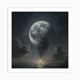 Moon moon Art Print