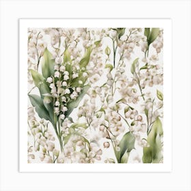 Lilies of the Valley 1 Art Print