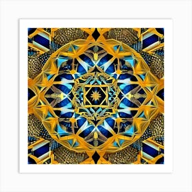 Abstract Mandala 12 Art Print