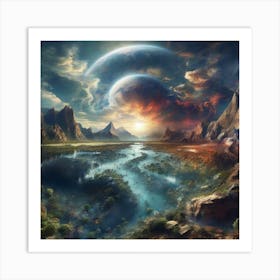 Planet earth, very beautiful 1 Art Print