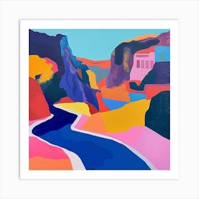 Abstract Travel Collection Monaco 3 Art Print