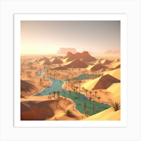 Egyptian Desert Art Print