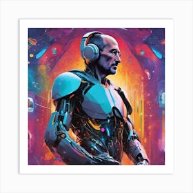 Robot Man 19 Art Print