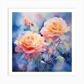 Colorful Blossoms Art Print